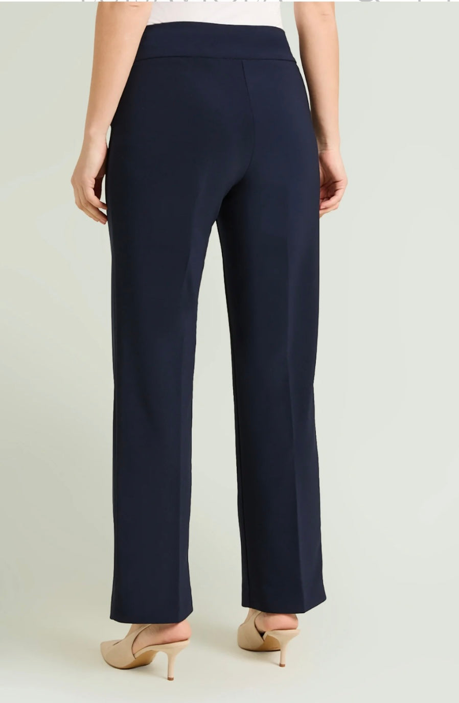 PANTALONI PULL-ON DRITTO IN COMPATTO STRETCH - LUISA VIOLA