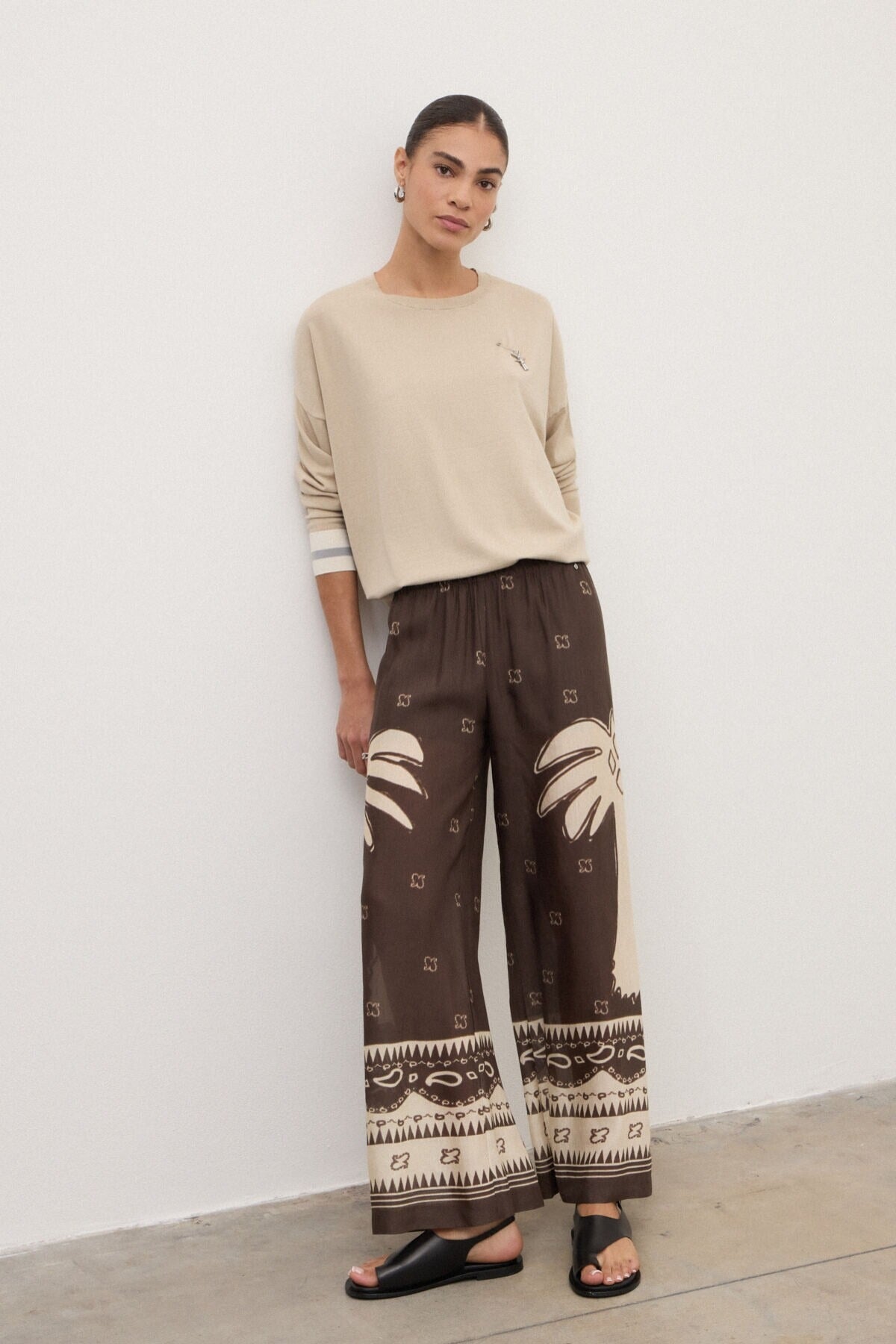 PANTALONI PALAZZO OTTOD'AME