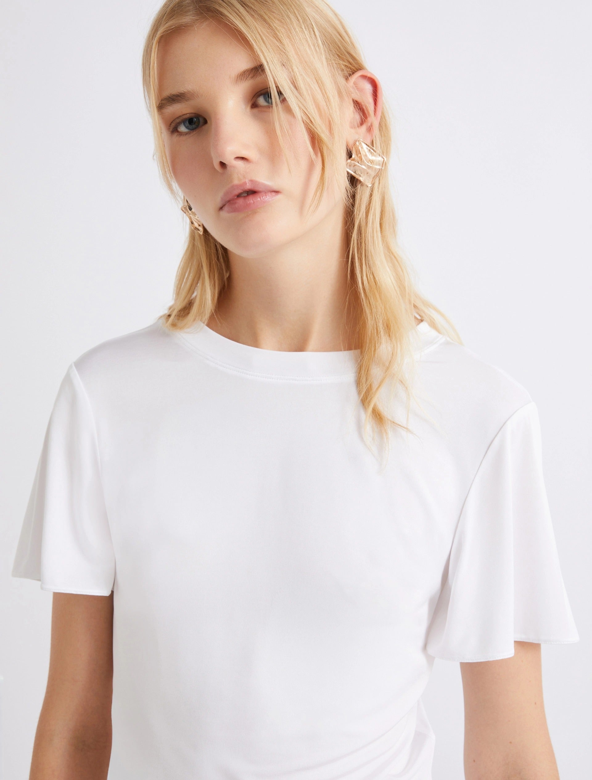 T-shirt in jersey di viscosa