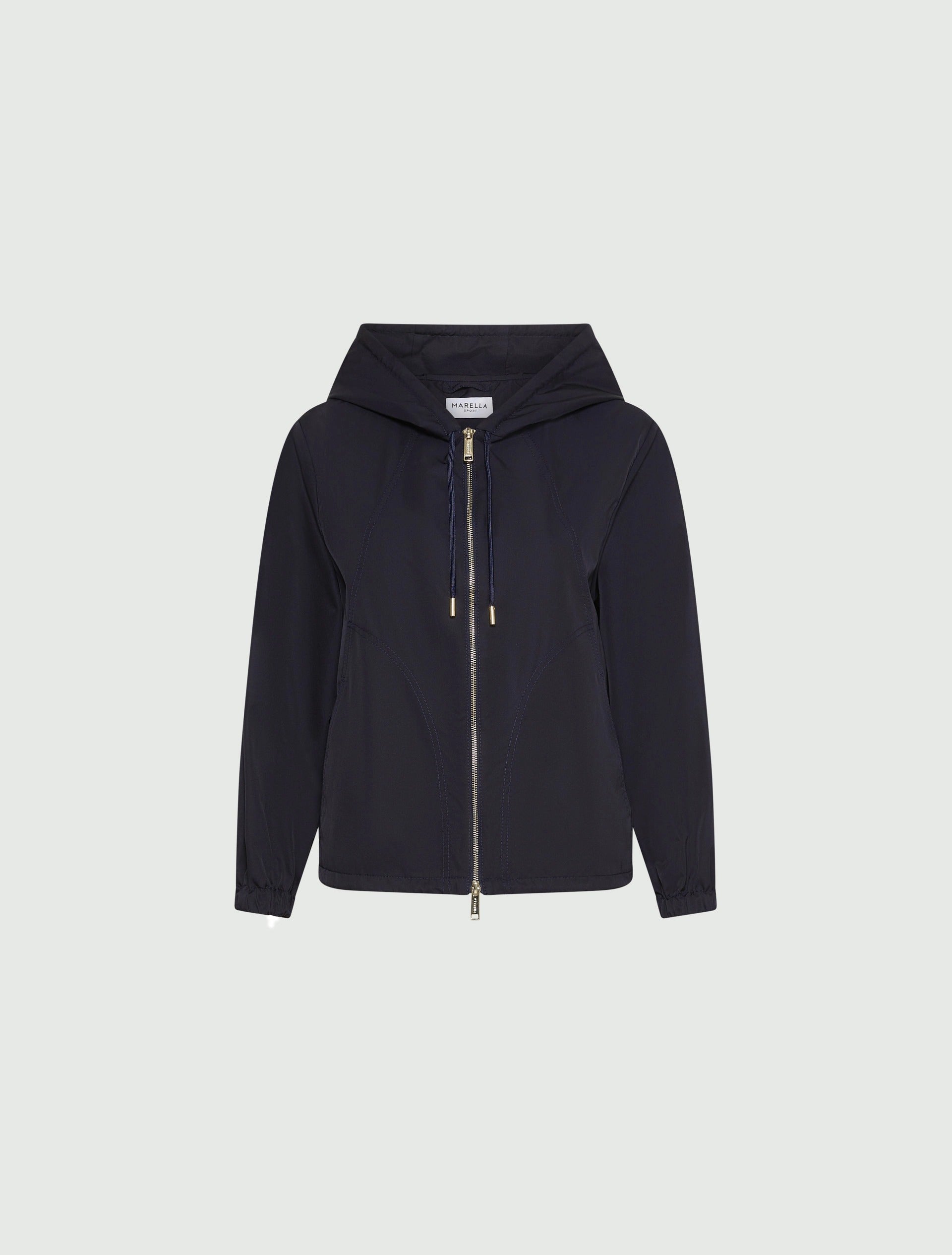 Impermeabile leggero antigoccia in twill - BLU