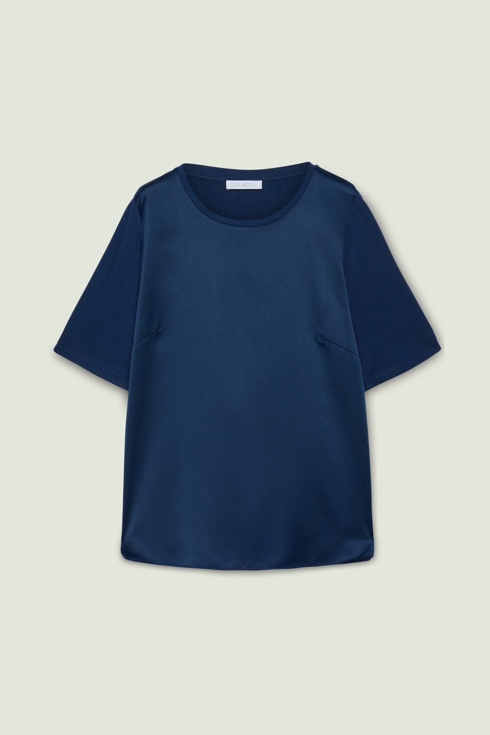 T-SHIRT IN RASO E JERSEY