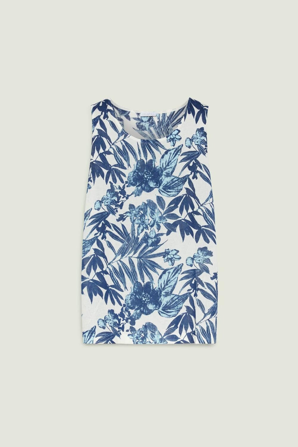 TOP STAMPATO IN TRICOT