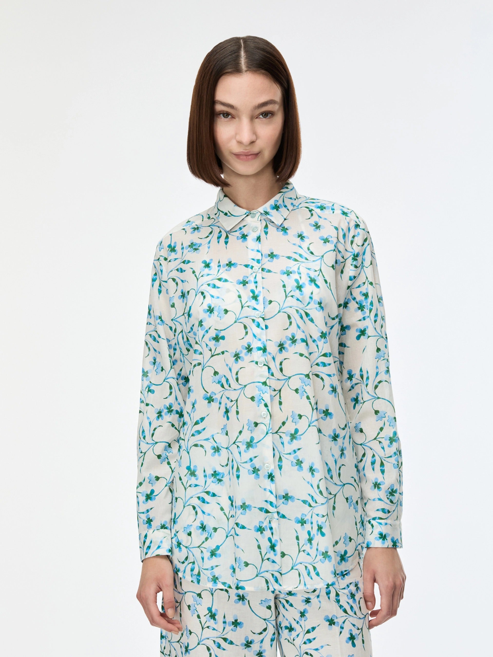 CAMICIA STAMPATA Avorio