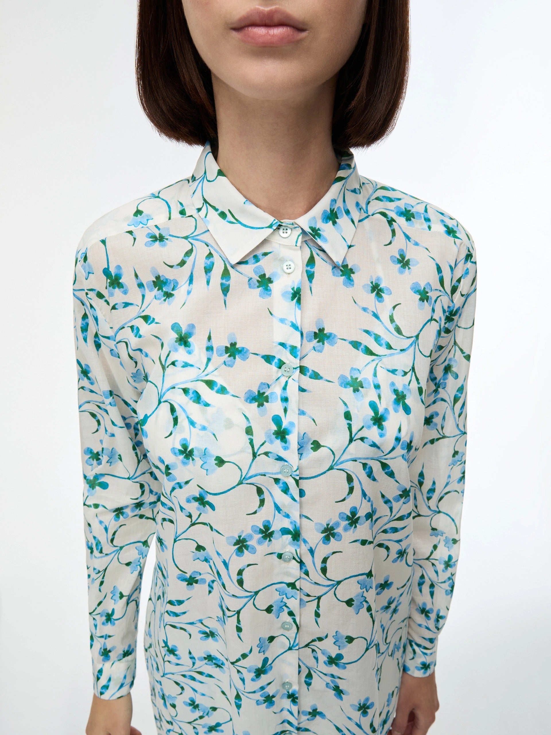 CAMICIA STAMPATA Avorio