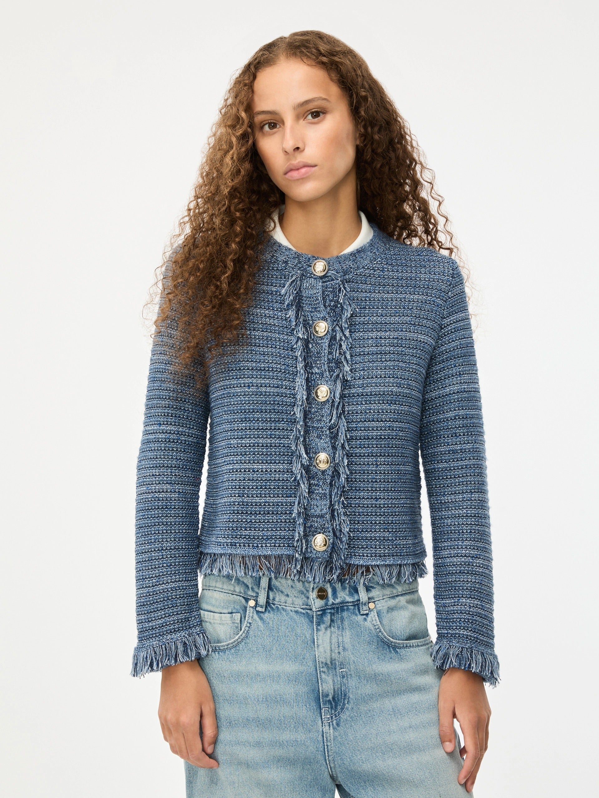 GIACCA BOXY Blu