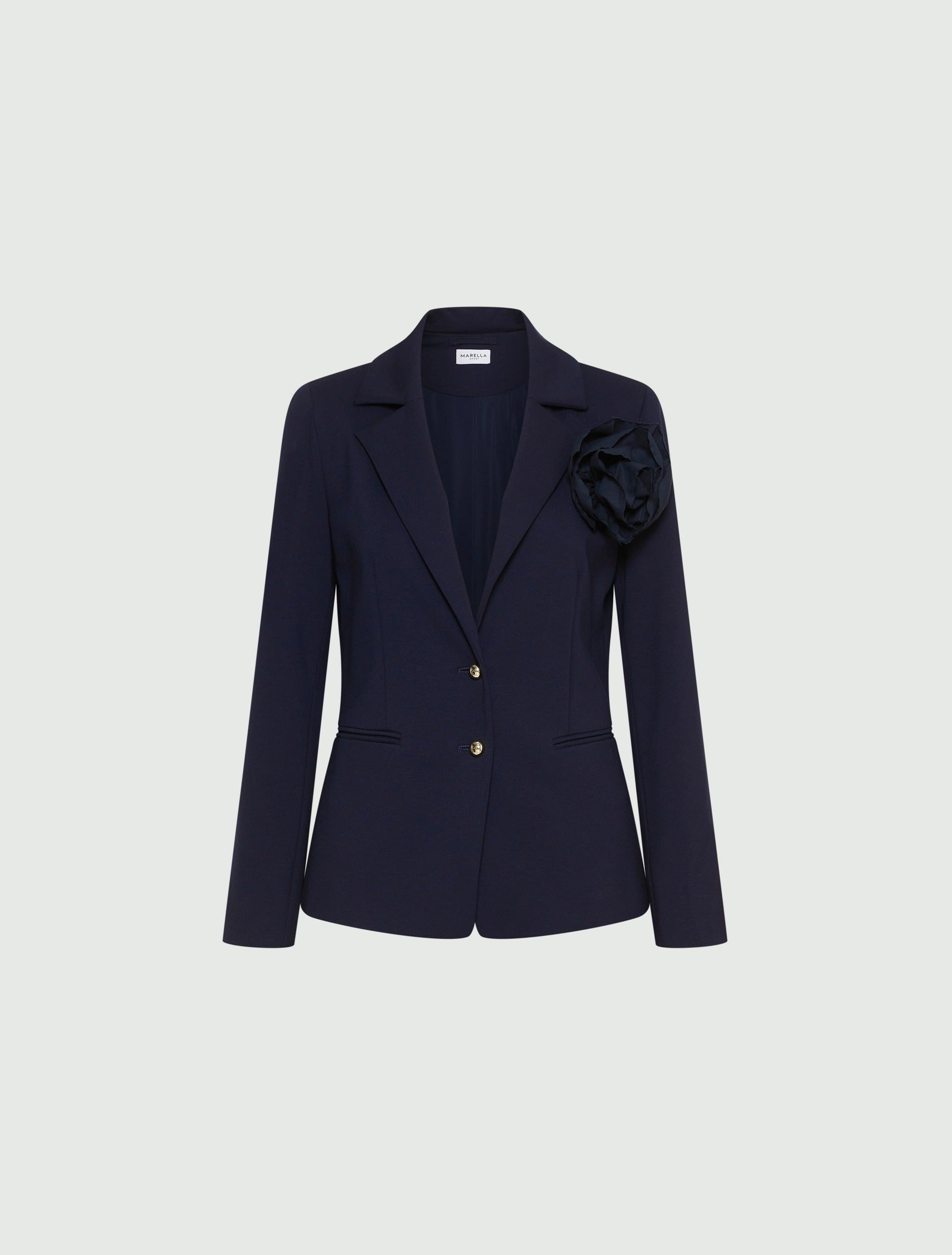 Blazer aderente in jersey